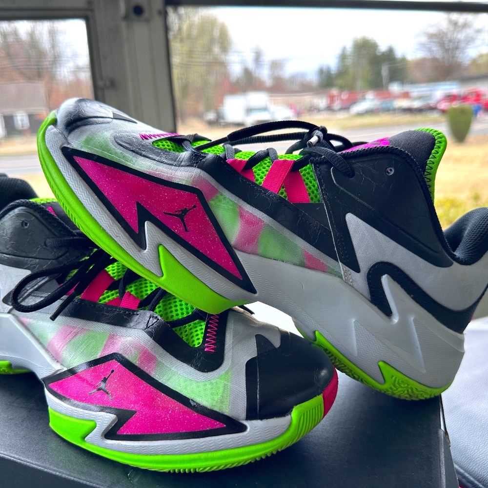 Size 9 - Jordan One Take 3 Wolf Grey Pink Prime